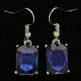 Mi Amore Dangle-Earrings Blue/Silver-Tone