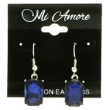 Mi Amore Dangle-Earrings Blue/Silver-Tone