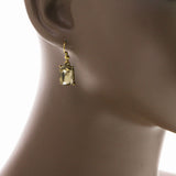 Mi Amore Dangle-Earrings Gold-Tone