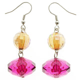 Mi Amore Drop-Dangle-Earrings Purple/Brown