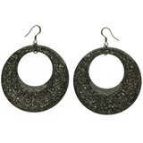 Mi Amore Dangle-Earrings Black/White