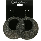 Mi Amore Dangle-Earrings Black/White