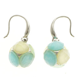 Mi Amore Dangle-Earrings Blue/White