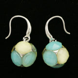 Mi Amore Dangle-Earrings Blue/White