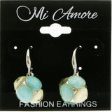 Mi Amore Dangle-Earrings Blue/White