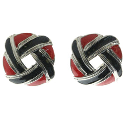 Mi Amore Post-Earrings Silver-Tone/Multicolor