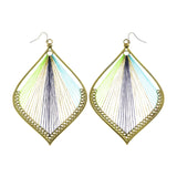 Mi Amore Large Dangle-Earrings Gold-Tone/Multicolor