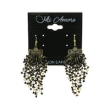 Mi Amore Chandelier-Earrings Gold-Tone/Black