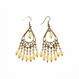 Mi Amore Drop-Dangle-Earrings Gold-Tone