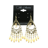 Mi Amore Drop-Dangle-Earrings Gold-Tone