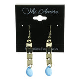 Mi Amore Drop-Dangle-Earrings Gold-Tone/Blue