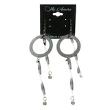 Mi Amore Drop-Dangle-Earrings Silver-Tone