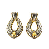 Mi Amore Dangle-Earrings Silver-Tone/Gold-Tone