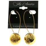 Mi Amore Dangle-Earrings Gold-Tone