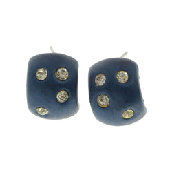 Mi Amore Post-Earrings Blue