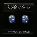 Mi Amore Post-Earrings Blue