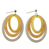 Mi Amore Dangle-Earrings Silver-Tone/Gold-Tone