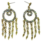 Mi Amore Drop-Dangle-Earrings Gold-Tone