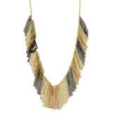 Mi Amore Adjustable Long-Necklace Multicolor/Gold-Tone