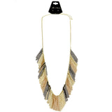 Mi Amore Adjustable Long-Necklace Multicolor/Gold-Tone