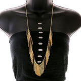 Mi Amore Adjustable Long-Necklace Multicolor/Gold-Tone