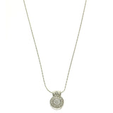 Mi Amore Pendant-Necklace Silver-Tone