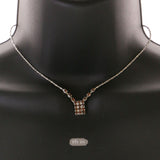 Mi Amore Adjustable Necklace-Earring-Set Silver-Tone/Orange