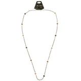 Mi Amore Long-Necklace Brown/Copper-Tone