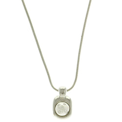 Mi Amore Adjustable Pendant-Necklace Silver-Tone