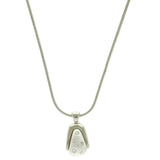 Mi Amore Adjustable Pendant-Necklace Silver-Tone