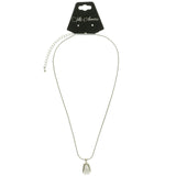 Mi Amore Adjustable Pendant-Necklace Silver-Tone