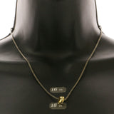 Mi Amore Fashion-Necklace Bronze-Tone/Gold-Tone