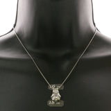 Mi Amore Pendant-Necklace Silver-Tone