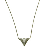 Mi Amore Pendant-Necklace Silver-Tone