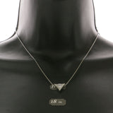 Mi Amore Pendant-Necklace Silver-Tone