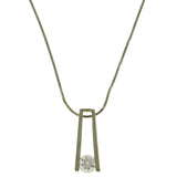 Mi Amore Pendant-Necklace Silver-Tone