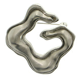 Silver-Tone Metal Brooch-Pin #LQP1204