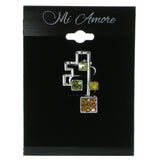 Mi Amore Brooch-Pin Silver-Tone/Multicolor