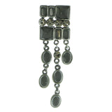 Mi Amore Brooch-Pin Silver-Tone/Gray