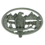 Mi Amore Eagle Brooch-Pin Silver-Tone