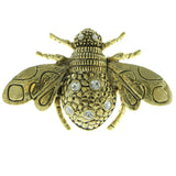 Mi Amore Bumble Bee Brooch-Pin Gold-Tone
