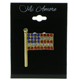 Mi Amore Brooch-Pin Gold-Tone/Multicolor