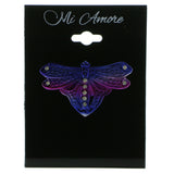 Mi Amore Dragonfly Brooch-Pin Purple/Pink