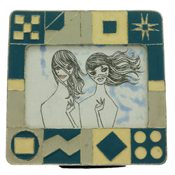 Mi Amore Picture-Frame Blue/Yellow