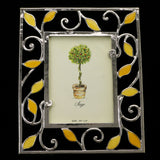 Mi Amore Picture-Frame Silver-Tone/Yellow