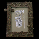 Mi Amore Cross Picture-Frame Bronze-Tone