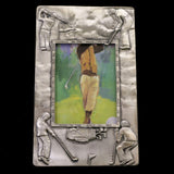 Mi Amore Golf Picture-Frame Silver-Tone