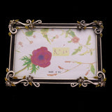 Mi Amore Flower Picture-Frame Pewter/Yellow