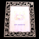 Mi Amore Leaves Picture-Frame Pewter