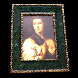 Mi Amore Leaves Picture-Frame Green/Bronze-Tone